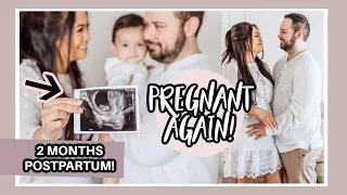 WE'RE PREGNANT AGAIN! 2 MONTHS POSTPARTUM AFTER IVF