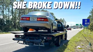 MY LEXUS ES300 BROKE DOWN ON THE HIGHWAY!