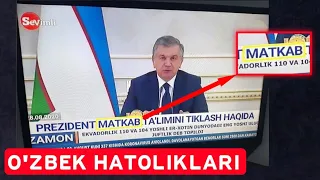 TELEVIZORDAGI DAHSHATLI XATOLIKLAR / O'ZBEK XATOLIKLARI TARJIMA KINOLAR