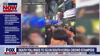 At least 150 dead after crowd stampede at Halloween festivities in South Korea