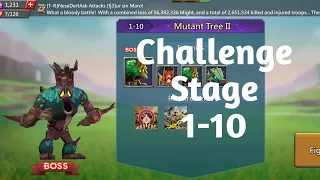 Lords mobile challange stage 1-10 f2p|Mutant tree 2 Challenge stage 1-10