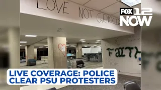LIVE: Continuing coverage as police clear protesters out of PSU library