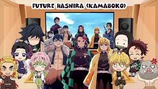 Demon Slayer React to Future Hashira but Kamaboko Squad (ft. Hashira)