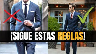 5 REGLAS al usar TRAJE  que cualquier HOMBRE debe conocer