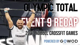 Individual Event 9 "Olympic Total" Recap | 2023 CrossFit Games