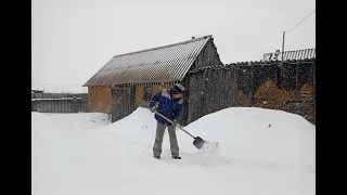 То снег, то дождь. Конец зимы. Деревенские будни. Получил посылку от подписчицы