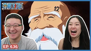 DON CHINJAO!! GARP'S OLD ENEMY OUT FOR BLOOD 😱 | One Piece Episode 636 Couples Reaction & Discussion