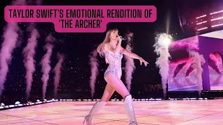 Taylor Swift Delivers Emotional Performance of 'The Archer' | Raw Talent Unleashed! 🏹🎤 #taylorswift