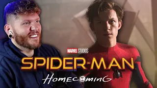 First time watching Spider Man: Homecoming MOVIE REACTION