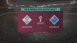 FIFA 23_ Argentina vs Australia _ FIFA world cup Qatar 2022 _Round of 16 |PS5.