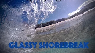 Glassy Shorebreak Waves | POV BODYBOARDING |