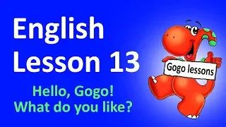 English Lesson  13 - What do you like? This or That Sing-along. Counting.