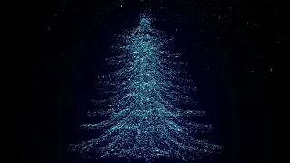 Christmas tree with blinking stars | Green Screen Library