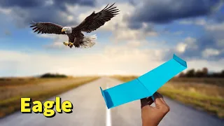 How to Make a Paper Plane that fly like Eagle | Flying Eagle paper plane | Origami Eagle #shorts