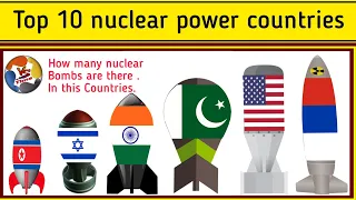 Top 10 nuclear bomb | top 10 nuclear power countries