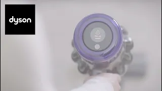 What to do if your screen displays a 'filter not sealed' message on your Dyson V11™ cordless vacuum