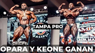 Keone Pearson Categoría 212 Libras Y Courage Opara  Categoría Classic Physique Ganan el Tampa Pro.