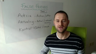 Common False Friends - Part 1 - Between Slovak and English