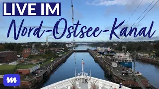 MS Hamburg: Live im Nord-Ostsee-Kanal