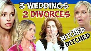 Days of our Lives: 3 Weddings & 2 Divorces - Who Gets Hitched & Ditched? #dool #daysofourlives