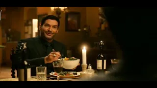 Linda amenadiel Michael Lucifer dinner with God, God got angry with Lucifer and Michael argument