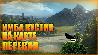 ИМБОВЫЙ КУСТ НА КАРТЕ ПЕРЕВАЛ В World of tanks 2021