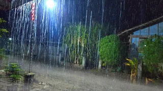 1 Hour Rain Sounds for Deep Sleep: Relaxing Rain Sounds from The Front of My House Make Me Peaceful