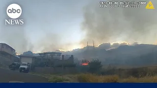 Chilling video of Maui fire rescue released