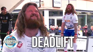 World's Strongest Man: 105KG Athletes Take On The Brutal Deadlift | Strongman Champions League