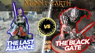 Last Alliance vs Black Gate Opens Battle Report - Middle Earth Strategy Battle Game | MESBG