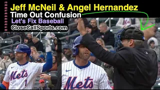 Jeff McNeil & Angel Hernandez Exchange Words in Time Out Disagreement - How To Fix Miscommunication