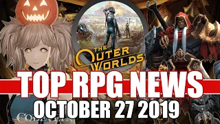 Top RPG News of the Week - Oct 27, 2019 (Code Vein, The Outer Worlds and Darksiders Genesis)