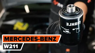 How to change fuel filter MERCEDES-BENZ W211 E-Class [TUTORIAL AUTODOC]