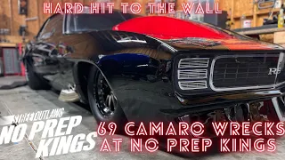 SMALL TIRE NO PREP 69 CAMARO CRASHES AT NPK (NO PREP KINGS)