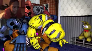 [FNAF SFM] Plushtrap VS Nightmares REACTION | GET OUT OF THE WAY