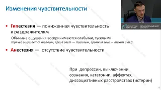 Психиатр Мартынихин И.А.: Общая психопатология: патология восприятия, внимания, сознания