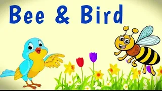 Bee And Bird | Kids motivational and Moral stories | bedtime stories | One Minute Story