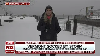 Winter Storm Brings 18 Inches Of Snow To Burlington, VT