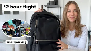 ✈️ What’s In My Travel Backpack (Tumi) For A 12h Flight To Argentina 🎒