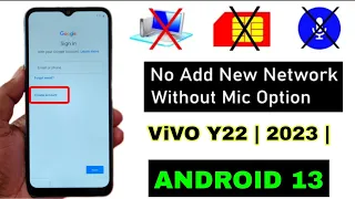 Vivo Y22 Frp Bypass Android 13 ( New Update 2023 ) Vivo Android 13 Frp Bypass 100% Working