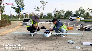 Bionic VTOL Drone Flying Shark F240 1.6kg Payload 3.5hrs Endurance