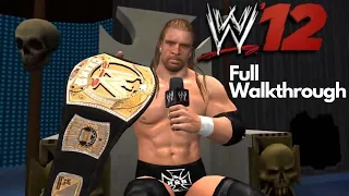 WWE '12 - Triple H's Road to Wrestlemania (Full Walkthrough)