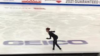 Aleksandra Trusova 2021 Skate America Practice Ice Day 1