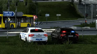 TruckersMP Game Moderator | Police Control at Calais Intersection #2