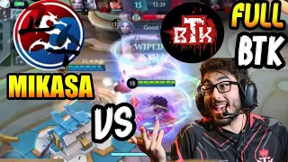 Full BTK Vs Gosu Mikasa After M3