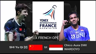 Shi Yu Qi bt Chico Aura Dwi Wardoyo | SF Men's Singles Yonex French Open 2024