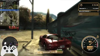 NFSMW Challenge Series #68 Speedrun 3:04:25.68