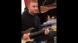 Tom Misch making a track with Marcos Valle