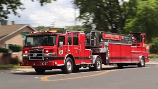 Modesto Fire Dept. Truck 5 and Engine 5 responding Code 3