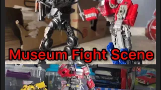 Transformers Stop Motion Rise of the Beasts Museum Fight/ Bumblebees Death Scene